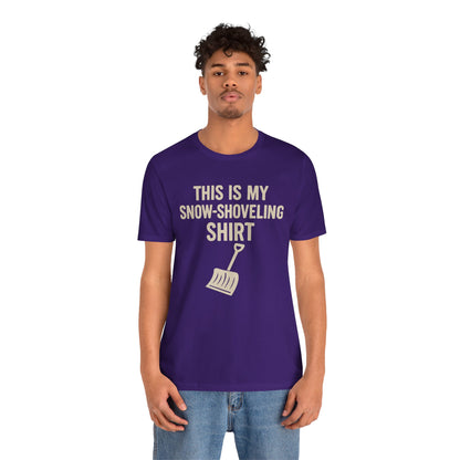 This Is My Snow-Shoveling Shirt – Funny Winter Chore Tee