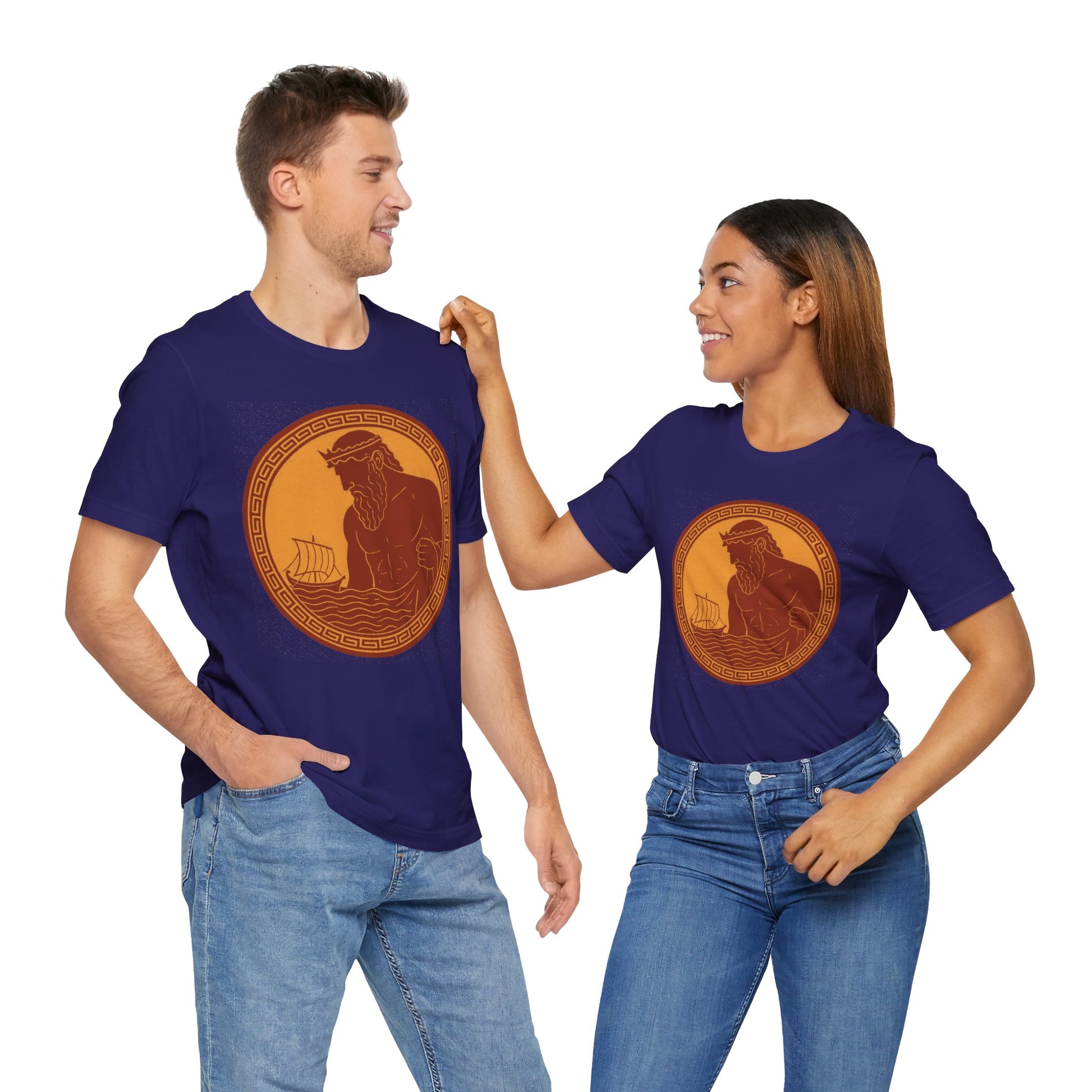 Poseidon Epic T-Shirt – Greek Mythology Ocean God Tee - WhimSpin - https://whimspin.com