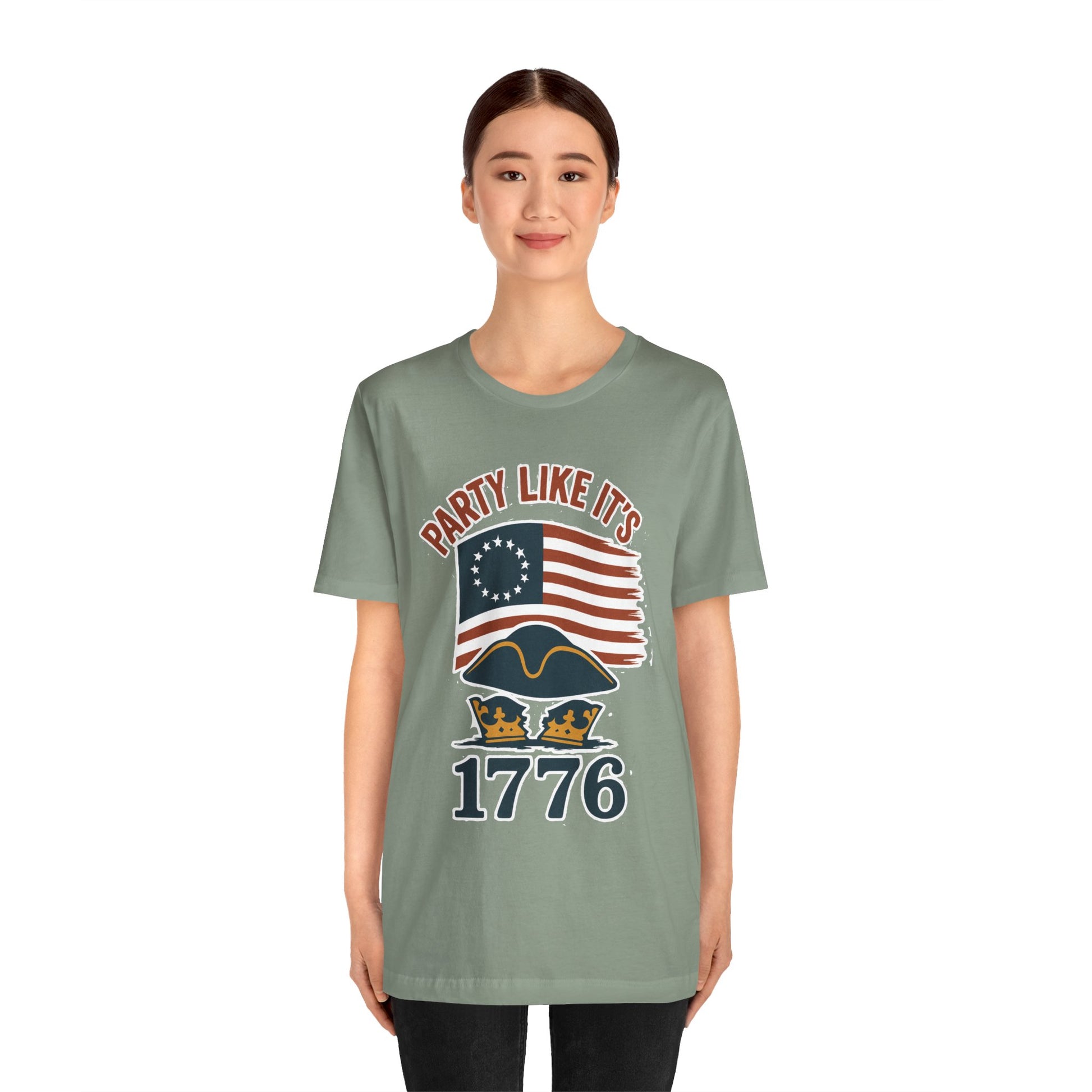 Party Like It’s 1776 T-Shirt – Revolutionary Spirit USA Tee - WhimSpin - https://whimspin.com