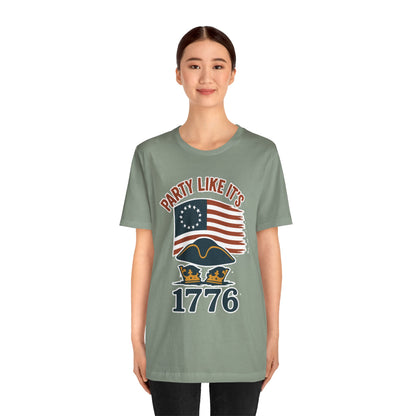 Party Like It’s 1776 T-Shirt – Revolutionary Spirit USA Tee - WhimSpin - https://whimspin.com