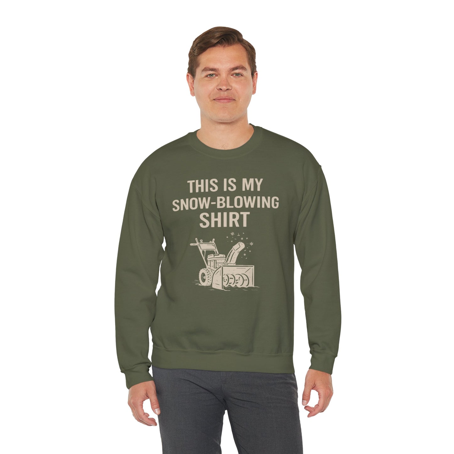 This Is My Snow-Blowing Sweatshirt – Funny Winter Chore Pullover
