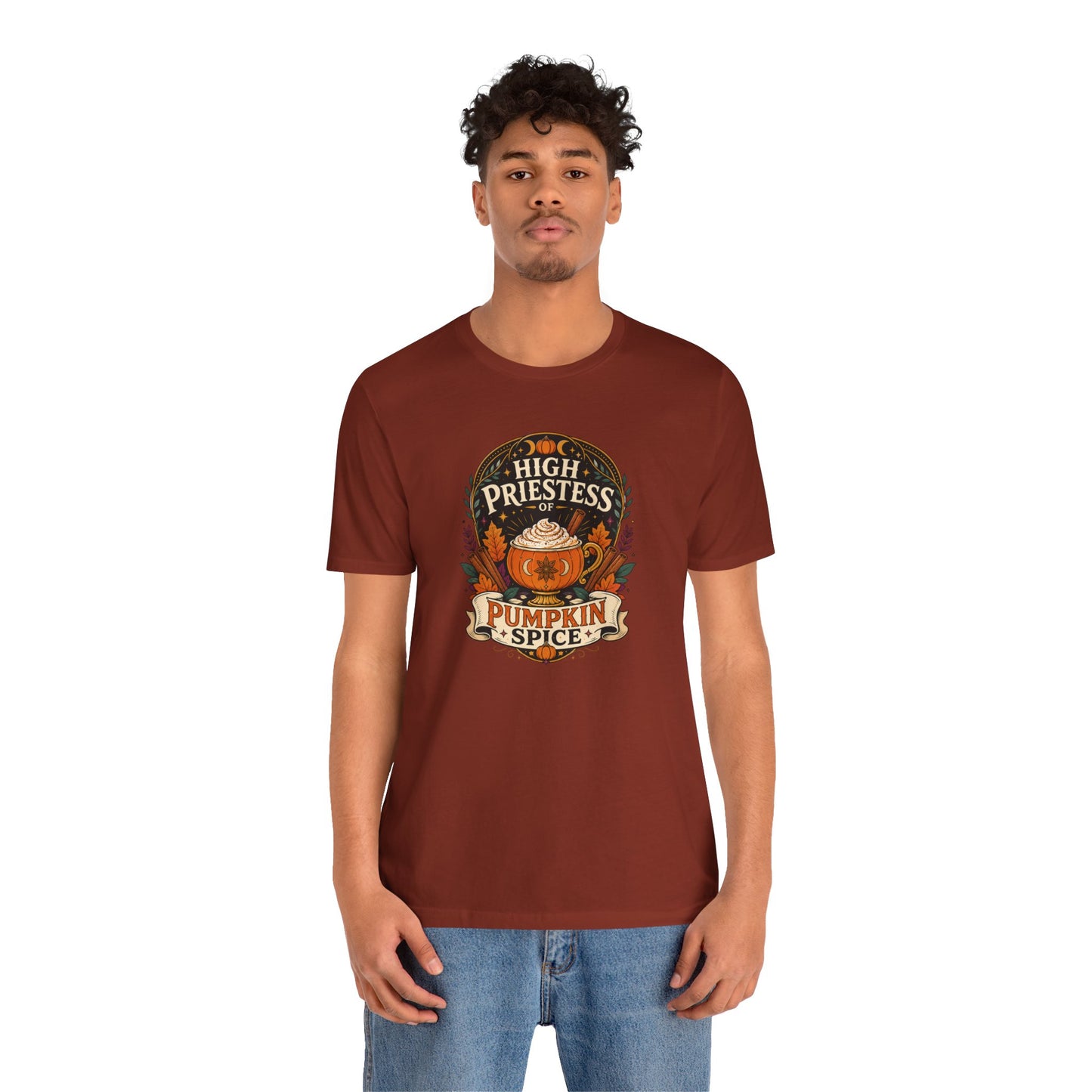 High Priestess of Pumpkin Spice T-Shirt – Funny Fall Tee