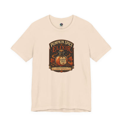 Pumpkin Spice Elixir T-Shirt – Funny Witchy Fall Coffee Tee