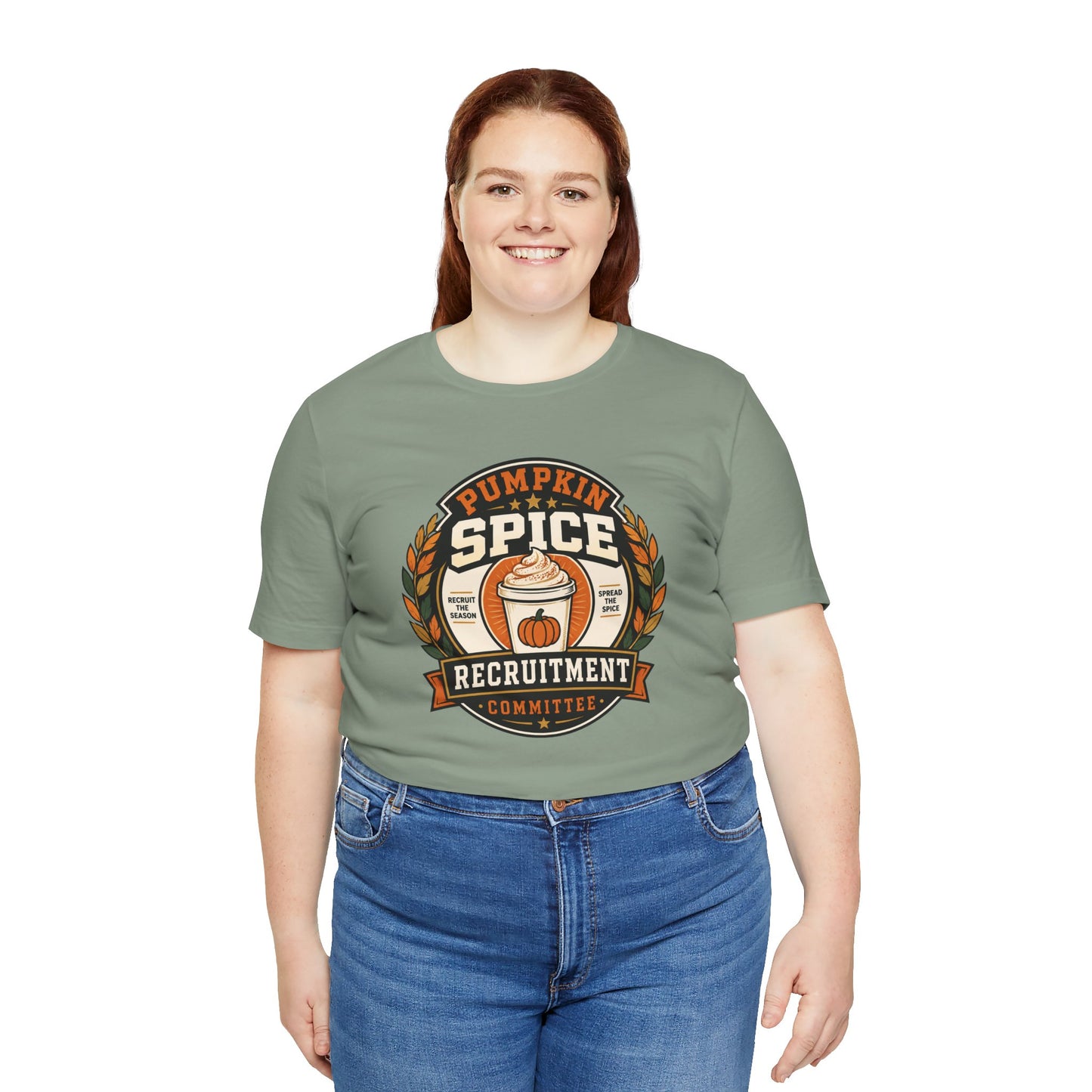 Pumpkin Spice Recruitment Committee T-Shirt – Funny Fall Tee