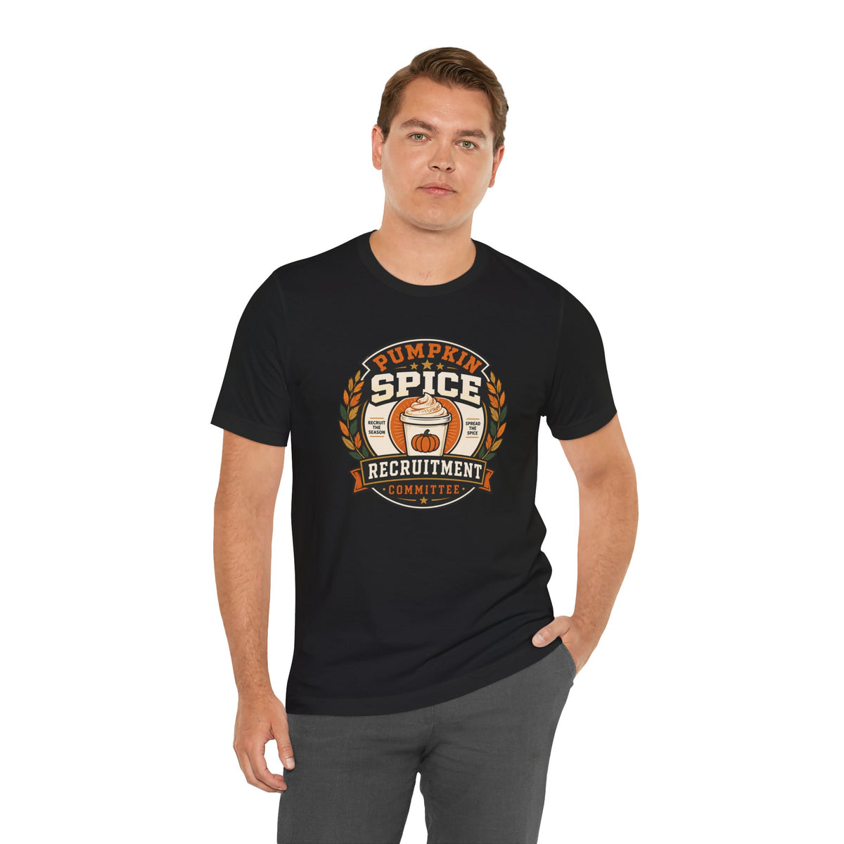 Pumpkin Spice Recruitment Committee T-Shirt – Funny Fall Tee