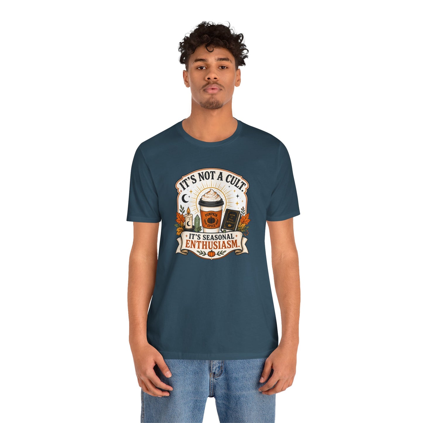 It’s Not a Cult Pumpkin Spice T-Shirt – Funny Fall Tee