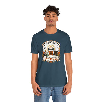 It’s Not a Cult Pumpkin Spice T-Shirt – Funny Fall Tee
