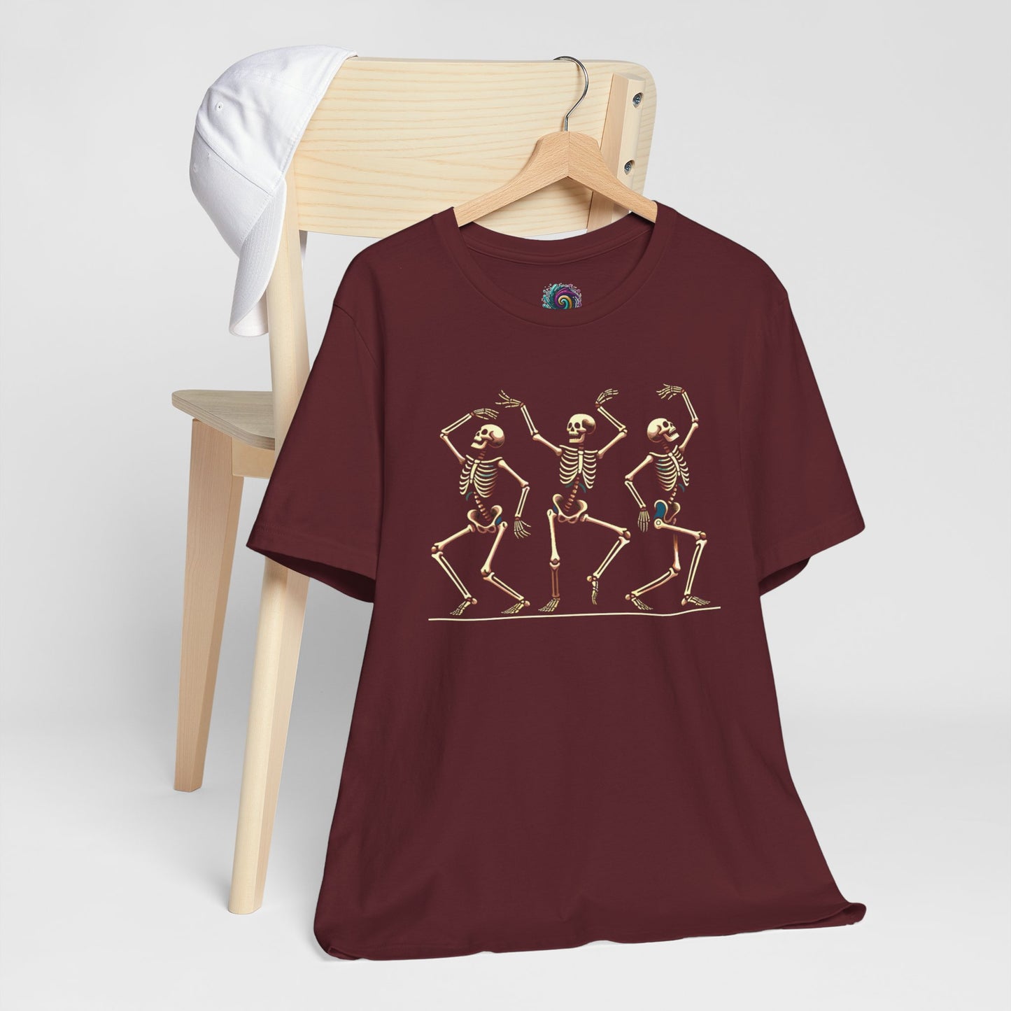 Dancing Skeleton T-Shirt – Funny Halloween Skeleton Shirt for Spooky Season