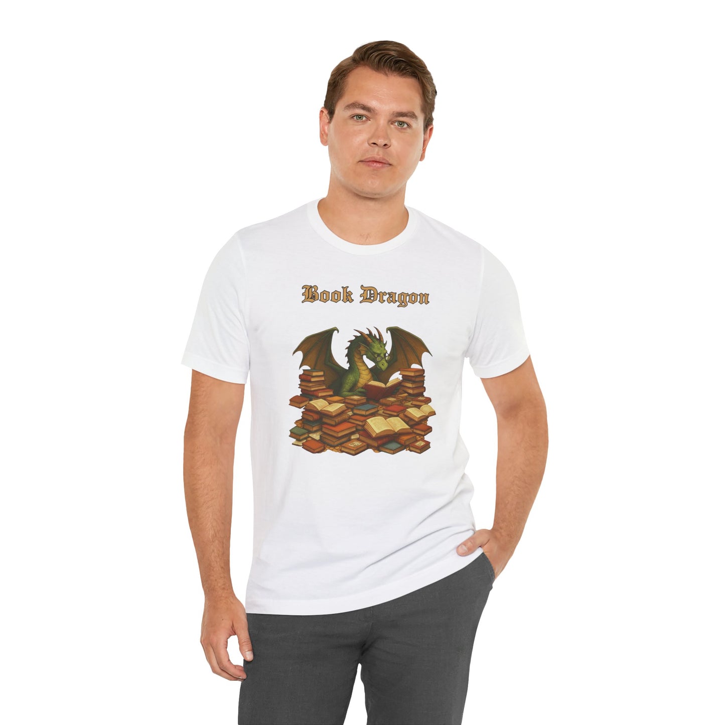 Book Dragon T-Shirt – Funny Book Lover Shirt & Gifts for Readers