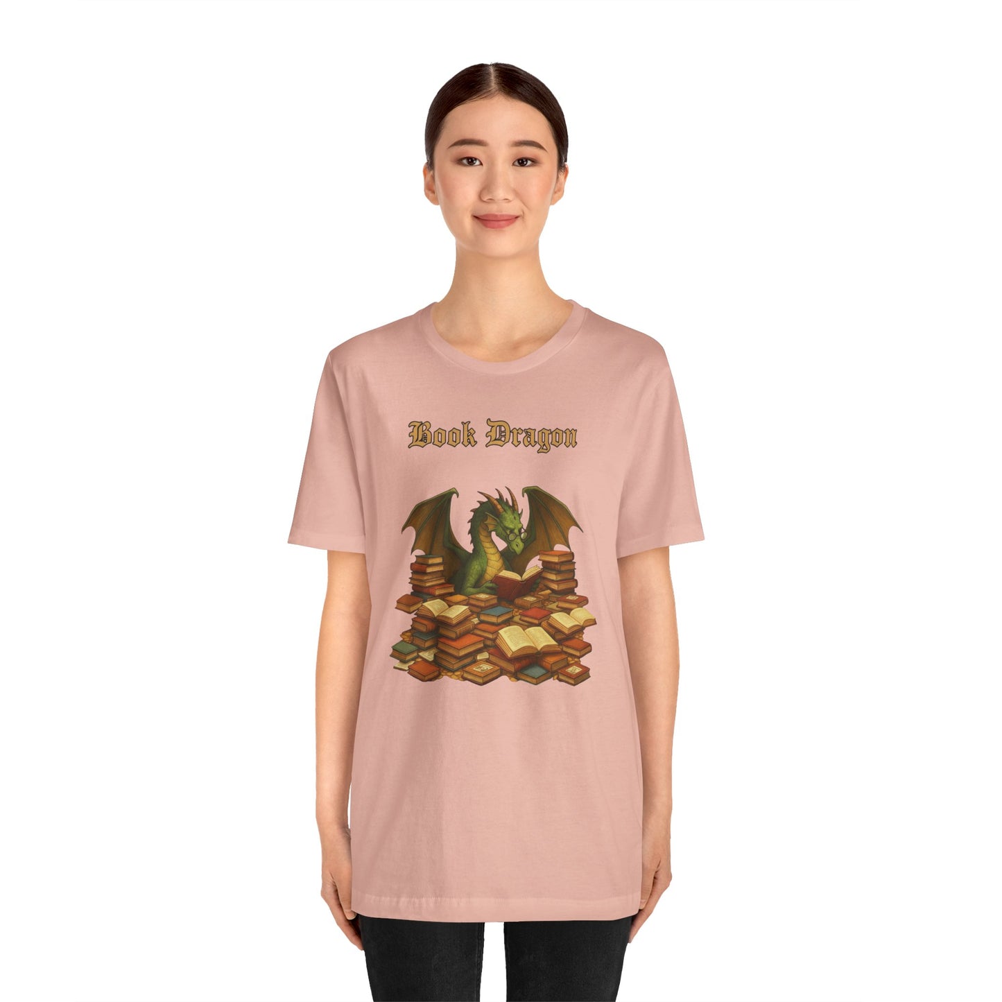 Book Dragon T-Shirt – Funny Book Lover Shirt & Gifts for Readers