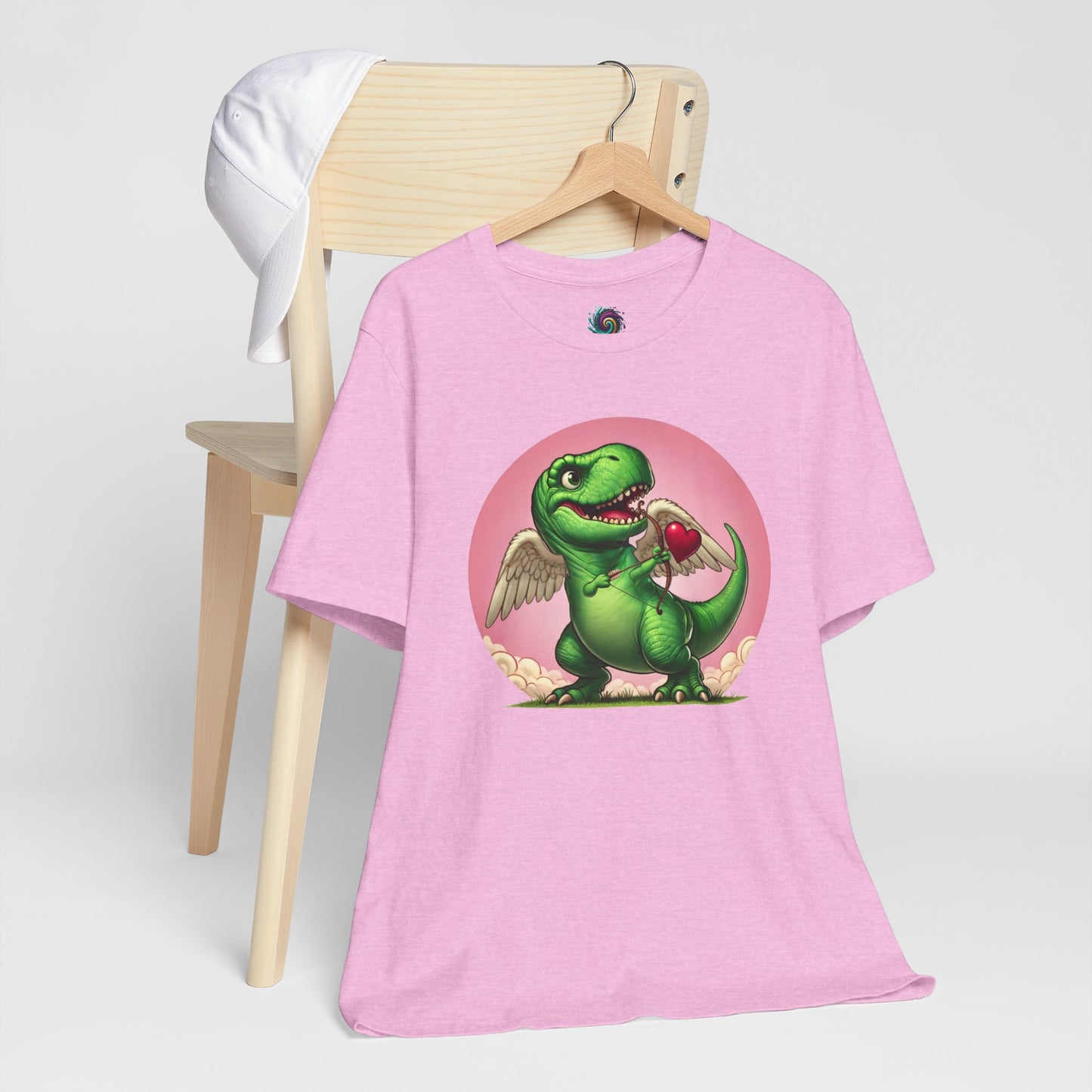 Cupidsaurus Rex T-Shirt – Funny Dinosaur Cupid Valentine’s Day Tee