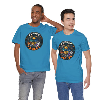 Keeper of the Cables T-Shirt – Funny Tech Dad Cable Tee