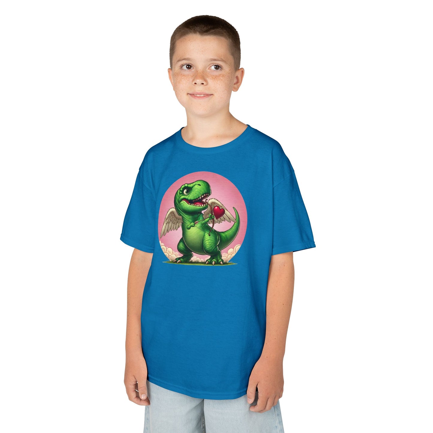 Cupidsaurus Rex Kids T-Shirt – Cute Dinosaur Valentine’s Day Tee for Kids
