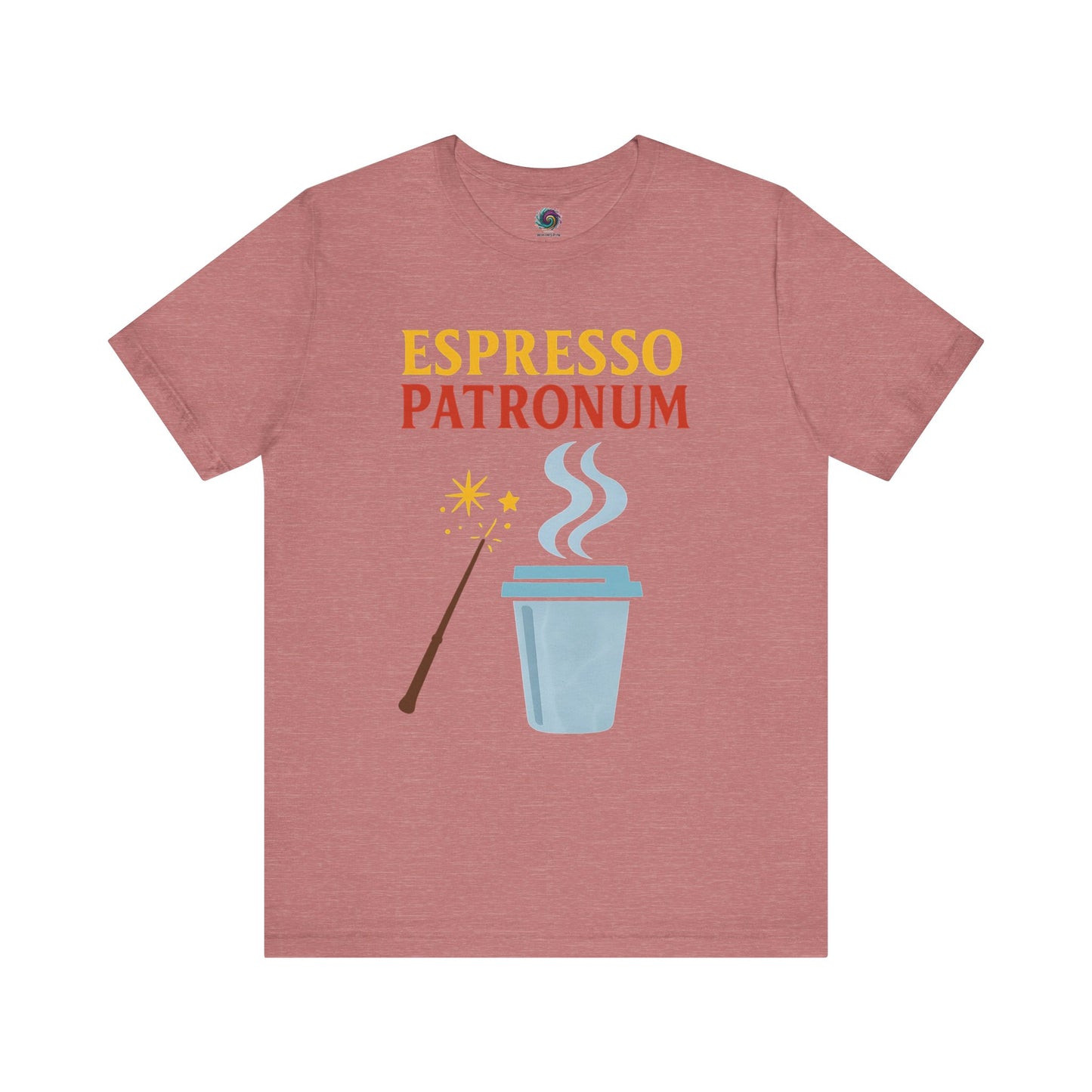 Espresso Patronum T-Shirt – Funny Coffee & Wizard Parody Tee