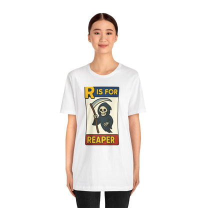R Is for Reaper T-Shirt – Cute Grim Reaper Shirt from the Monster Alphabet Series