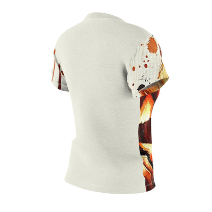 Watercolor Jack-o-Lantern T-Shirt – Women’s Halloween All-Over Print
