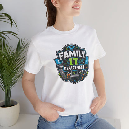 Family IT Department T-Shirt – Funny Household Tech Support Tee