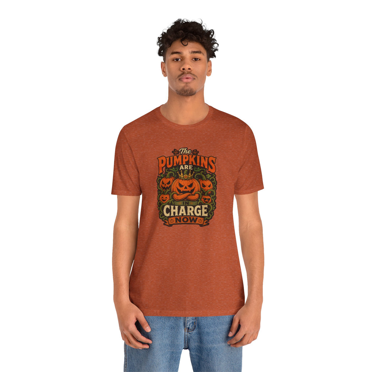 The Pumpkins Are in Charge Now T-Shirt – Funny Halloween Fall Tee