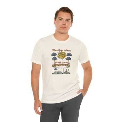 Weather Alert Political Satire T-Shirt – Funny Protest Shirt | Whimspin