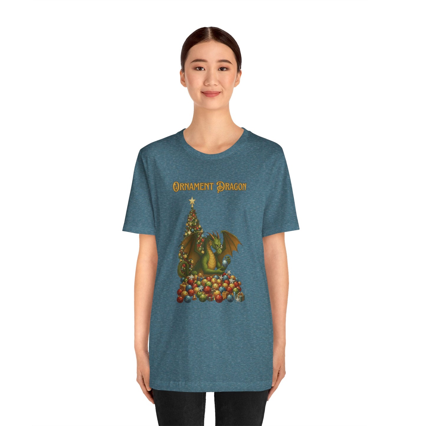 Ornament Dragon T-Shirt – Christmas Dragon Tee for Ornament Lovers