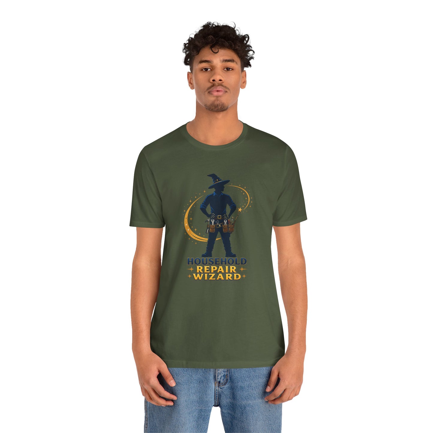 Household Repair Wizard T-Shirt – Funny Handy Dad Tee