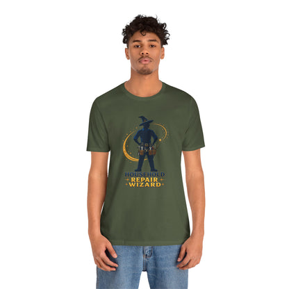 Household Repair Wizard T-Shirt – Funny Handy Dad Tee