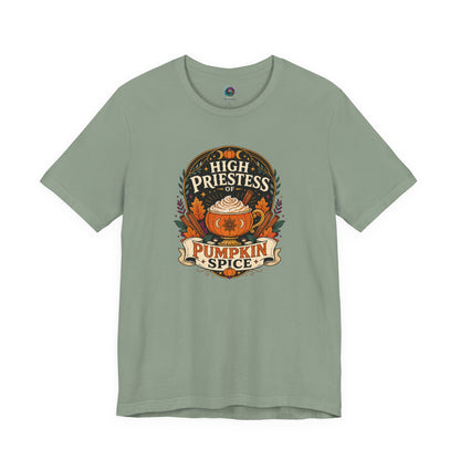 High Priestess of Pumpkin Spice T-Shirt – Funny Fall Tee