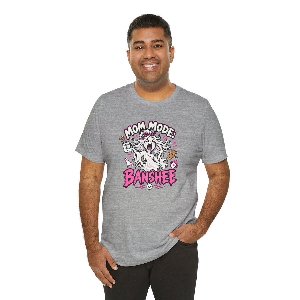 Mom Mode Banshee T-Shirt – Funny Chaotic Mom Halloween Tee