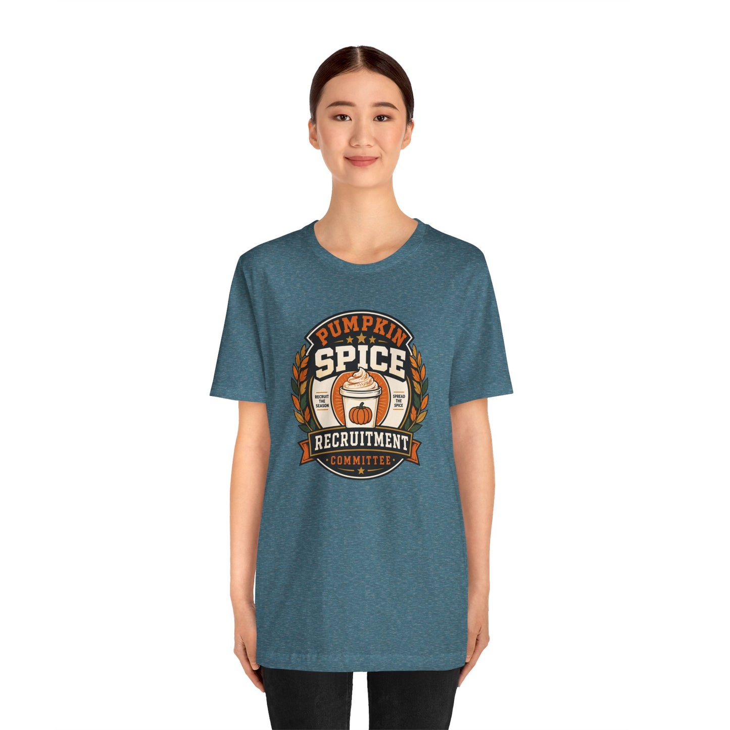 Pumpkin Spice Recruitment Committee T-Shirt – Funny Fall Tee