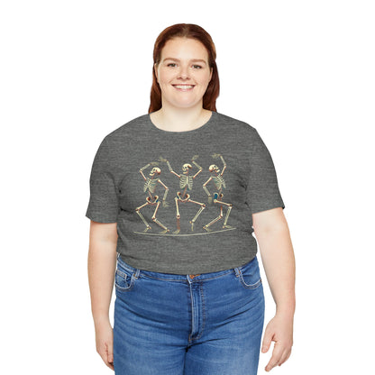 Dancing Skeleton T-Shirt – Funny Halloween Skeleton Shirt for Spooky Season