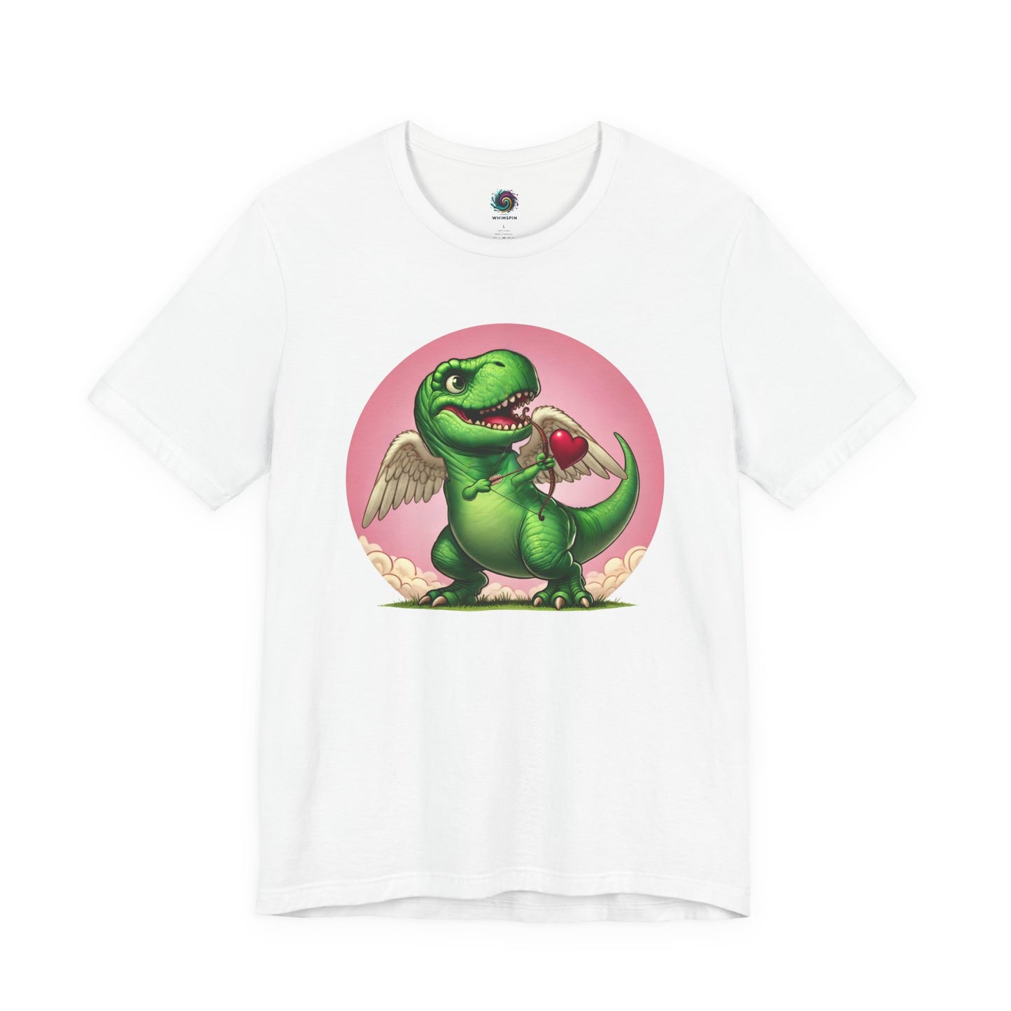 Cupidsaurus Rex T-Shirt – Funny Dinosaur Cupid Valentine’s Day Tee