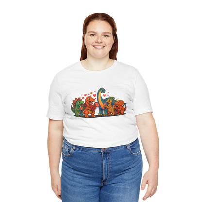 Dinosaur Valentines T-Shirt – Cute Dino Valentine’s Day Tee