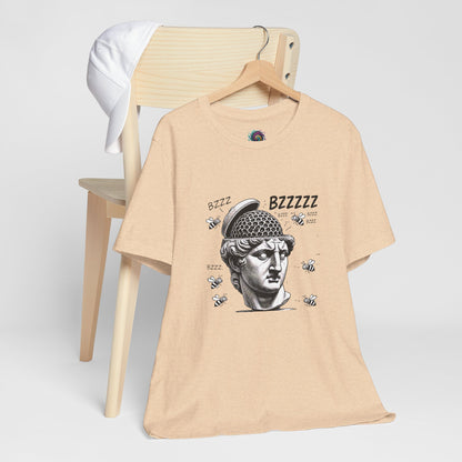 Hive Mind T-Shirt – Surreal Bee Group Think Parody Tee