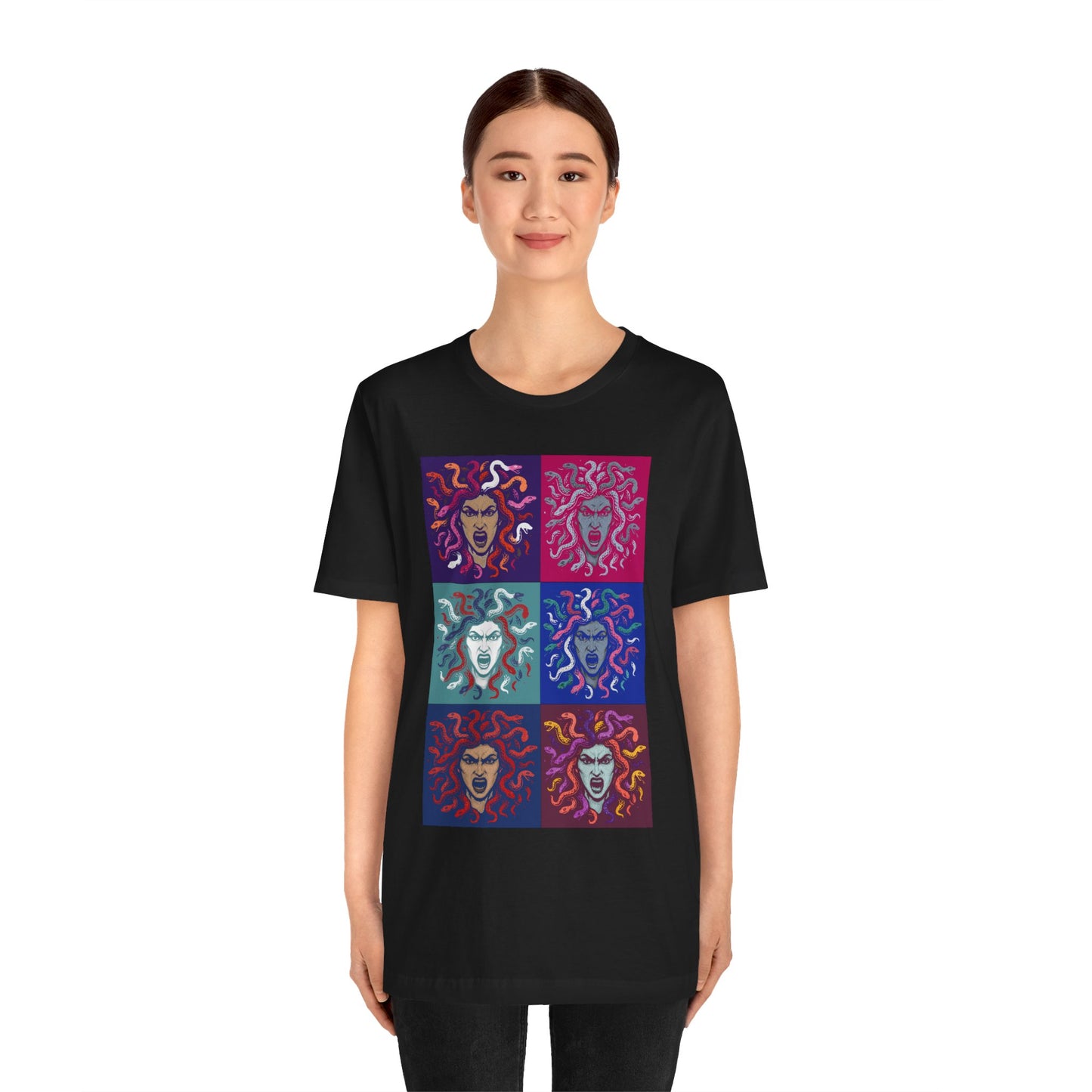The Female Gaze Medusa T-Shirt – Feminist Pop Art Tee