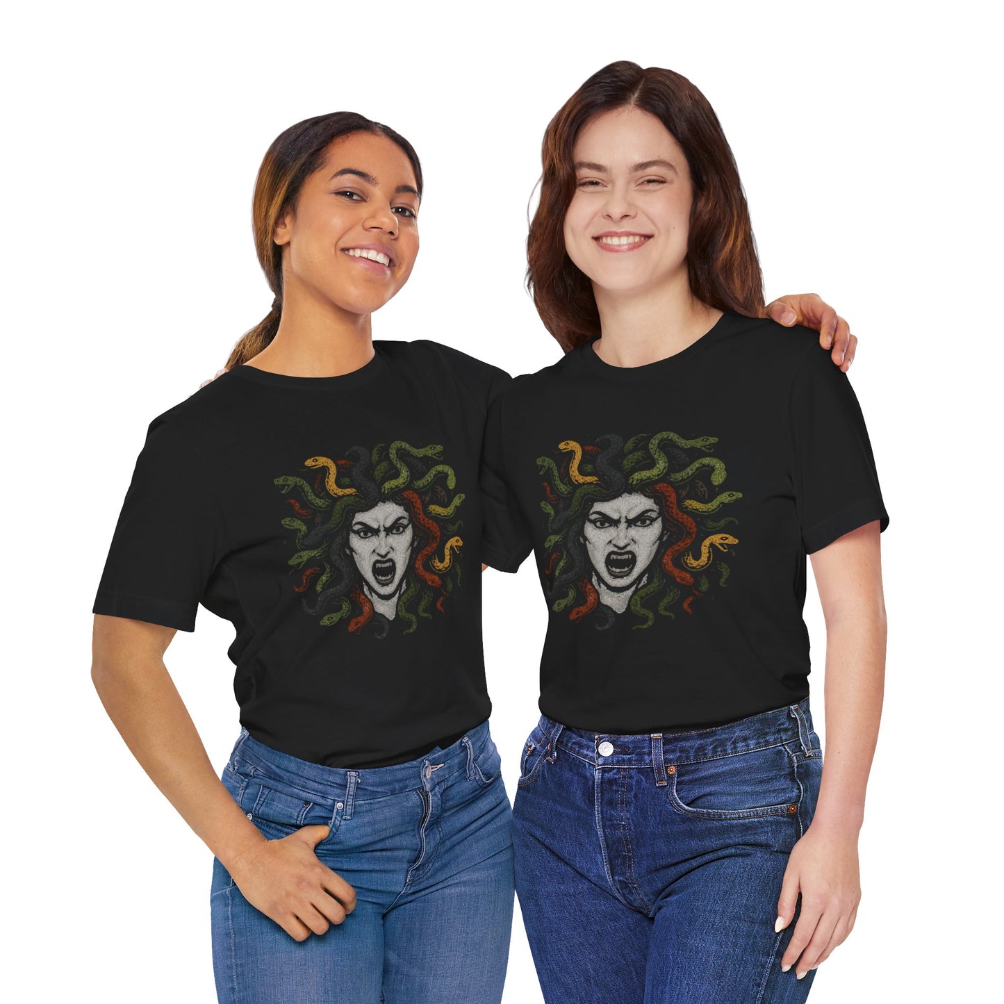 Medusa T-Shirt – Greek Mythology Gorgon Graphic Tee