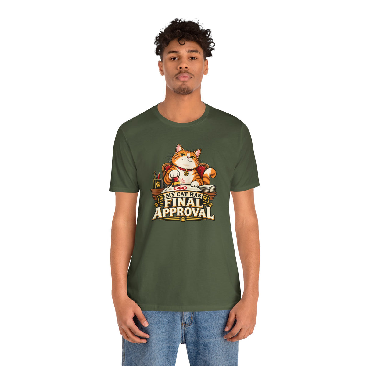 My Cat Has Final Approval T-Shirt – Funny Cat Boss Tee
