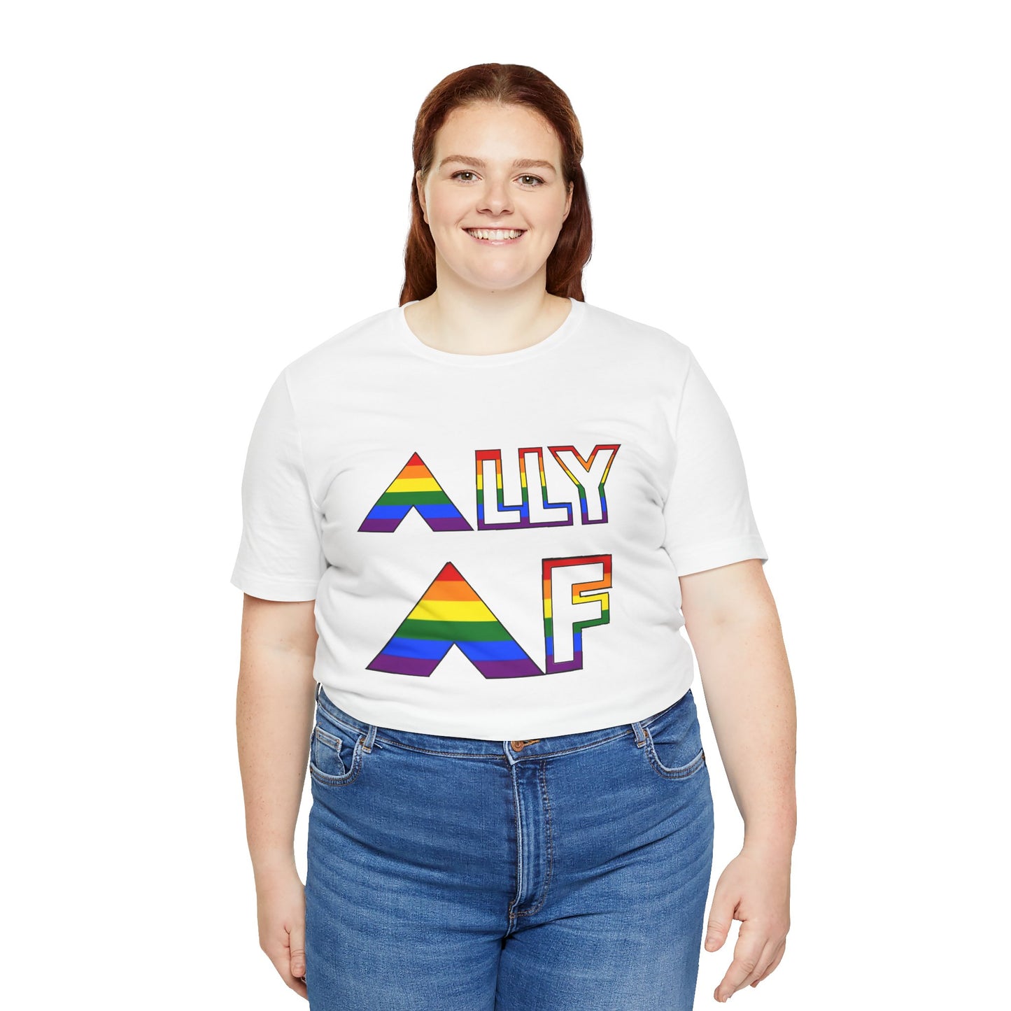 Ally AF Pride Tee – Bold LGBTQ+ Support Shirt for Loud Allies