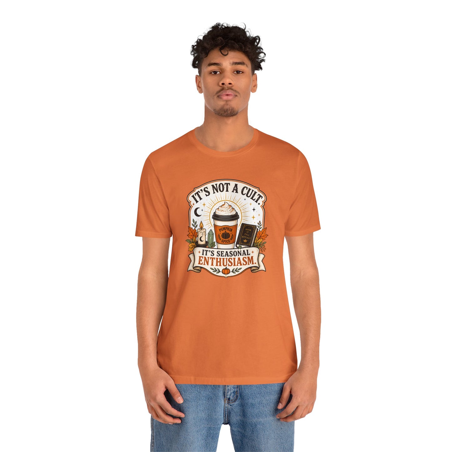It’s Not a Cult Pumpkin Spice T-Shirt – Funny Fall Tee