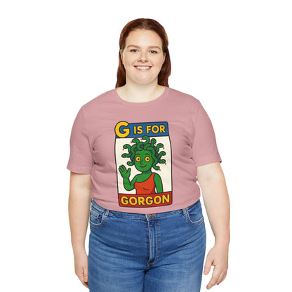 G Is for Gorgon T-Shirt – Funny Gorgon Legend Alphabet Tee