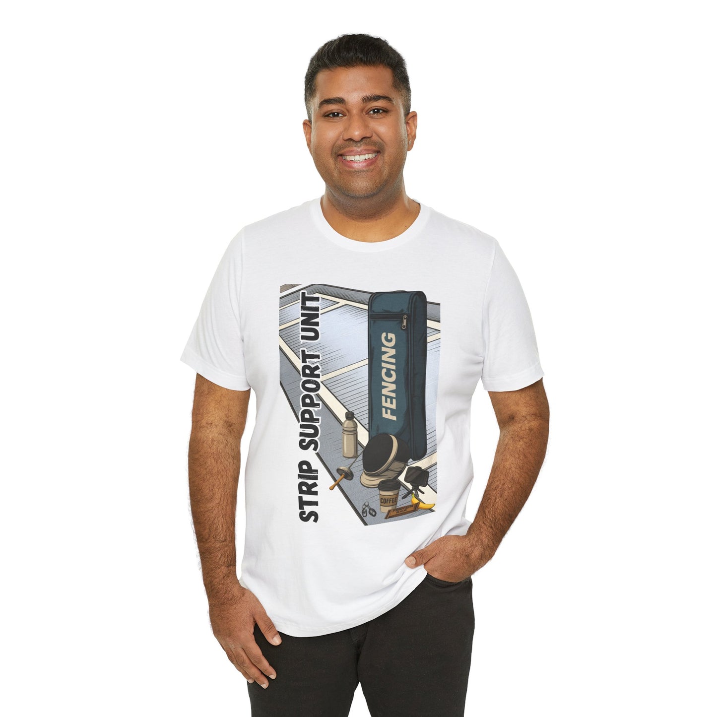 Strip Support Unit T-Shirt – Funny Fencing Parent Shirt for Tournament Days