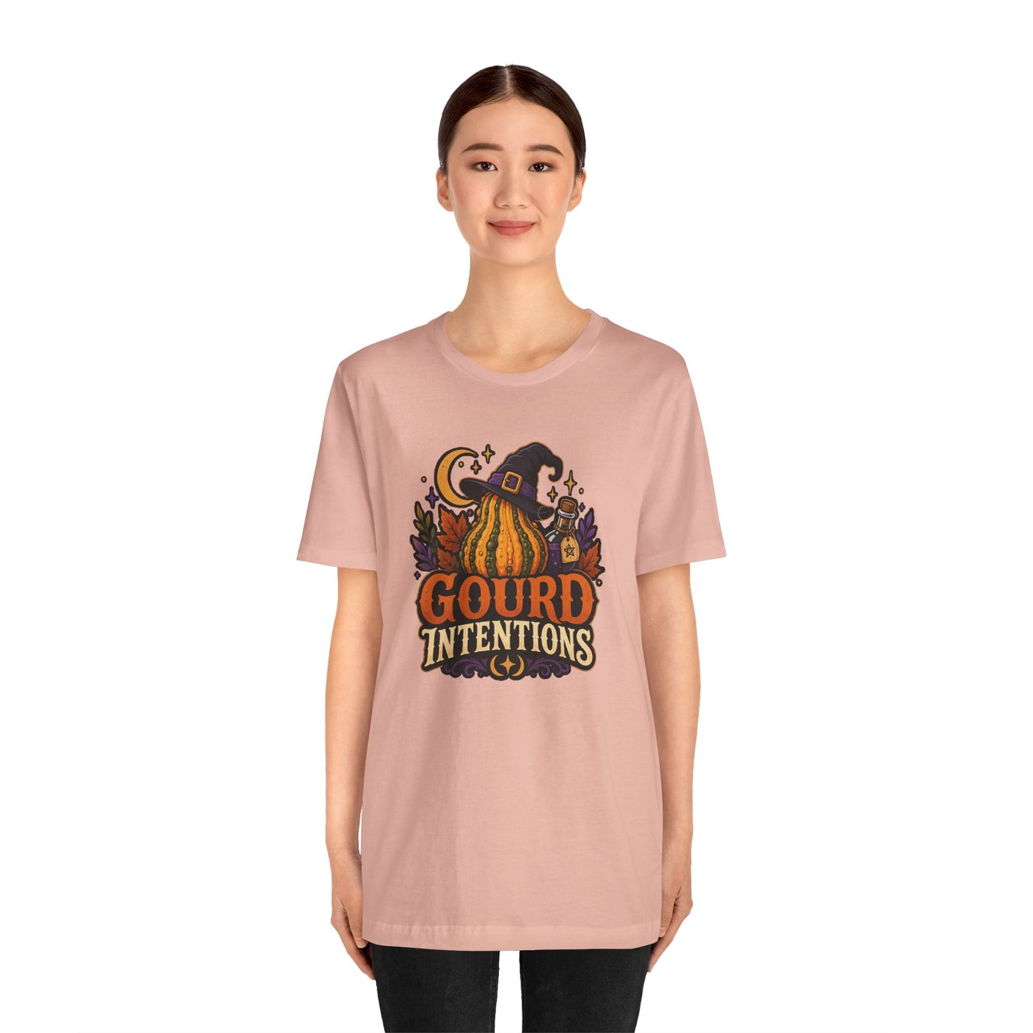 Gourd Intentions T-Shirt – Funny Witchy Fall Pumpkin Tee