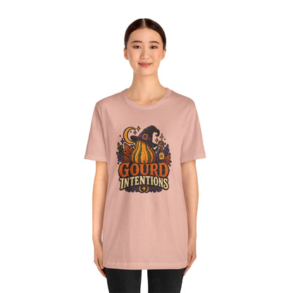 Gourd Intentions T-Shirt – Funny Witchy Fall Pumpkin Tee