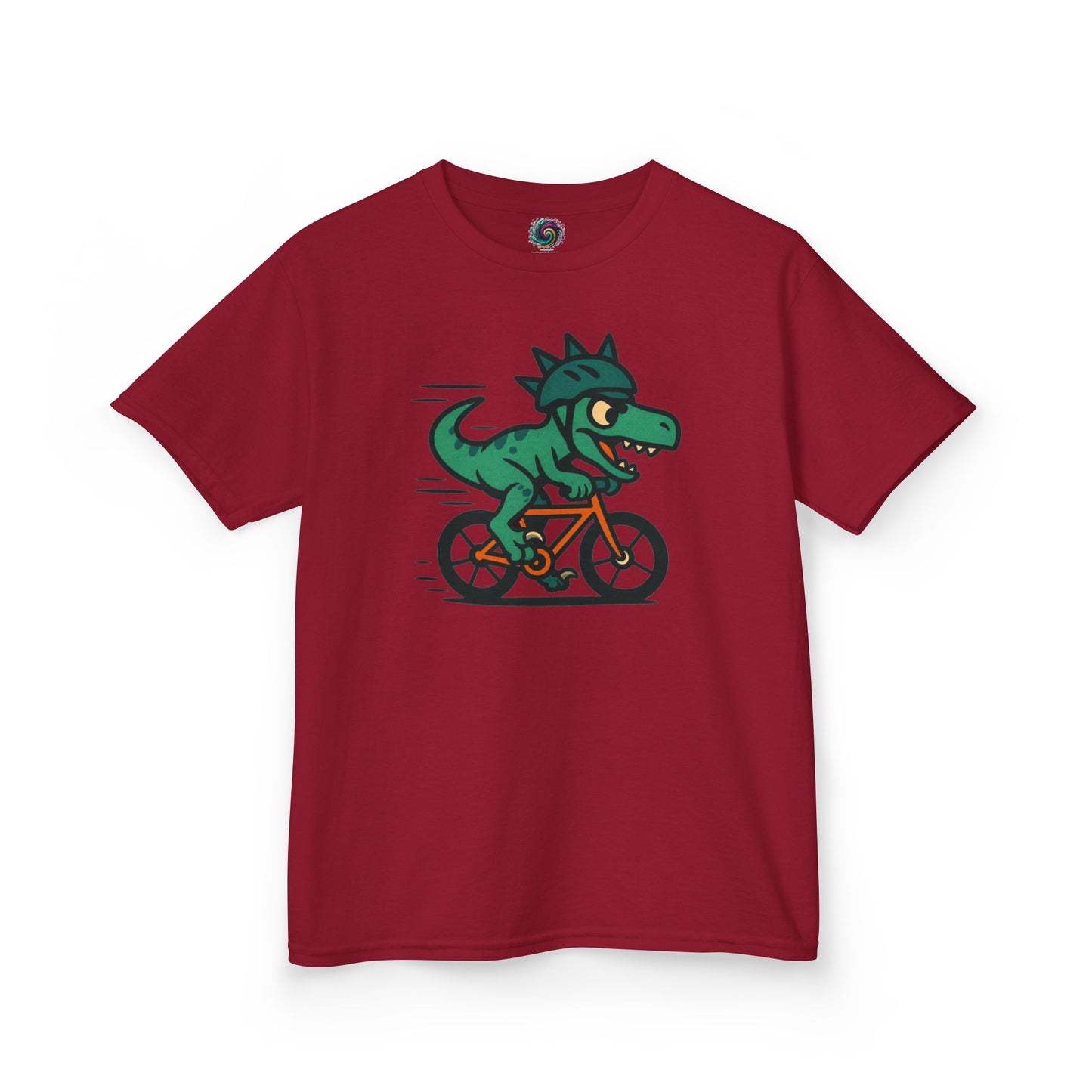Kids Velociraptor Bike T-Shirt – Funny Dino Velo Tee
