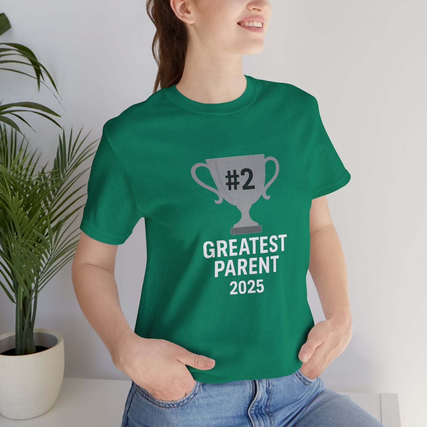 #2 Greatest Parent 2025 T-Shirt – Funny Family Trophy Tee