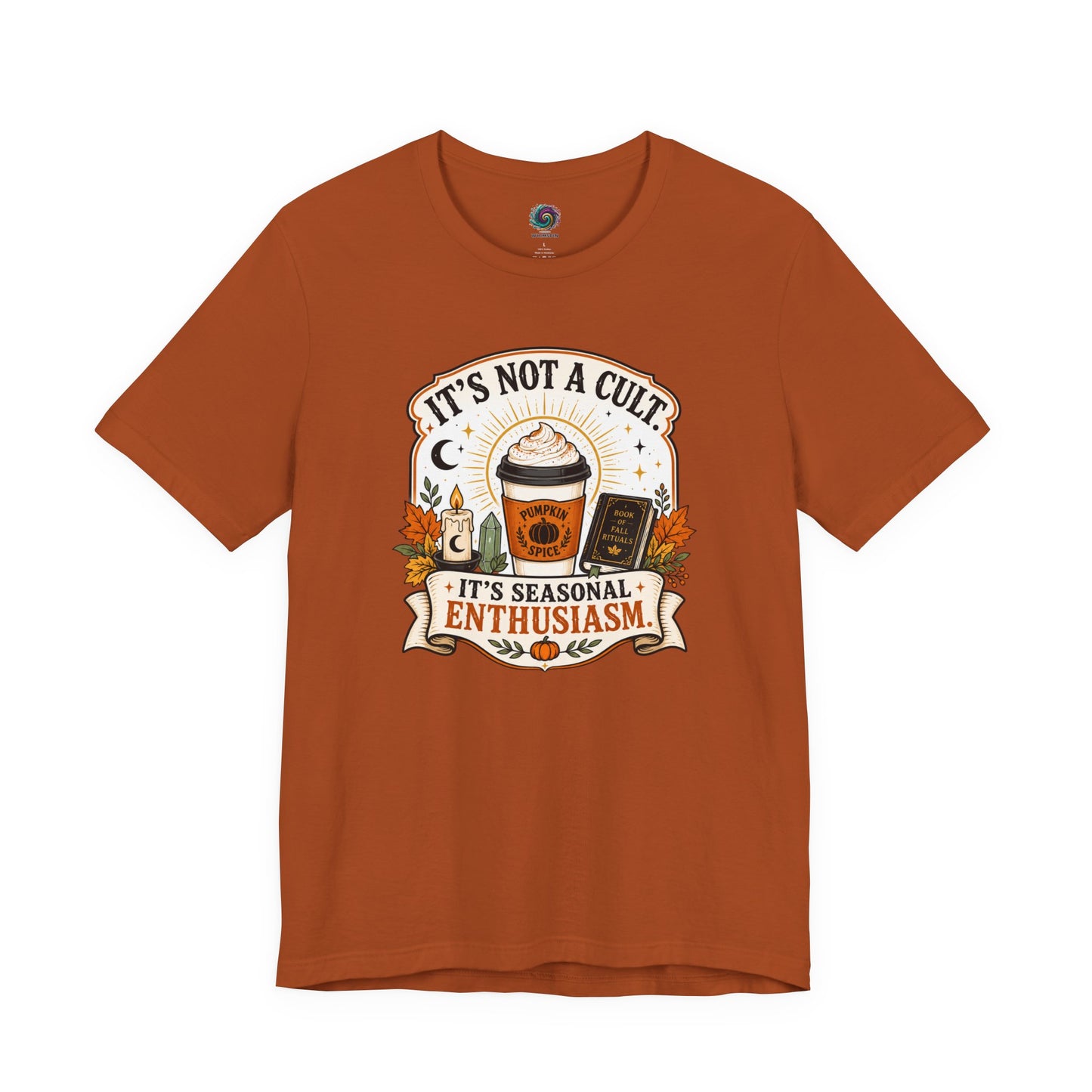 It’s Not a Cult Pumpkin Spice T-Shirt – Funny Fall Tee