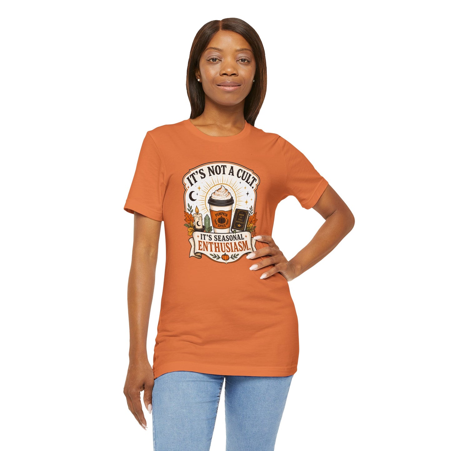 It’s Not a Cult Pumpkin Spice T-Shirt – Funny Fall Tee