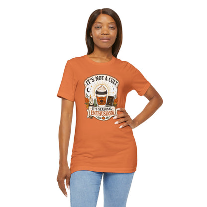 It’s Not a Cult Pumpkin Spice T-Shirt – Funny Fall Tee