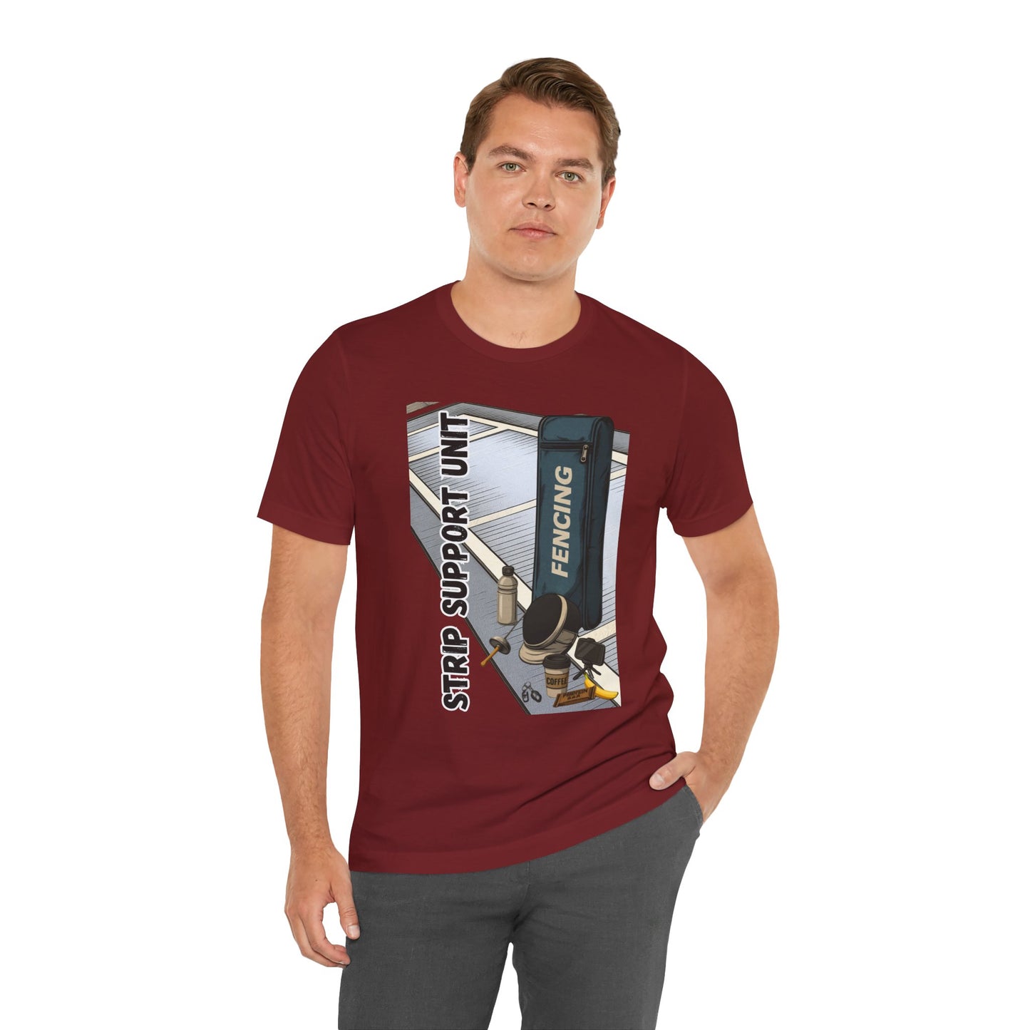 Strip Support Unit T-Shirt – Funny Fencing Parent Shirt for Tournament Days