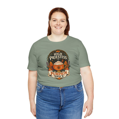 High Priestess of Pumpkin Spice T-Shirt – Funny Fall Tee