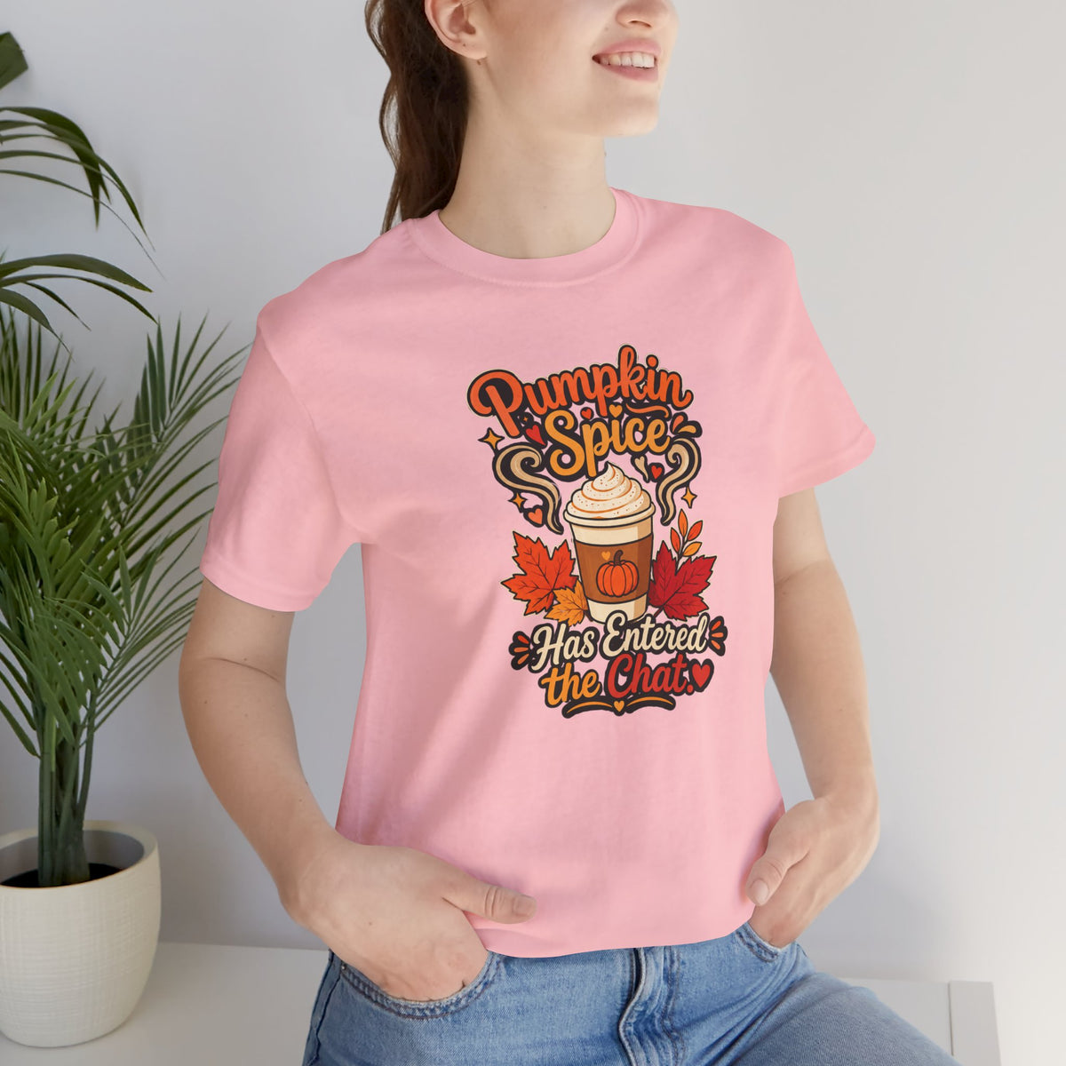 Pumpkin Spice Has Entered the Chat T-shirt - Funny Fall Coffee Tee